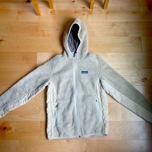 Women's Retro Pile Fleece Hoody-used in good condition. Size Medium